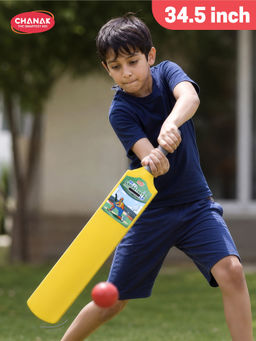 Chanak - Yellow Kids Cricket Turf Bat (12-13 Years)