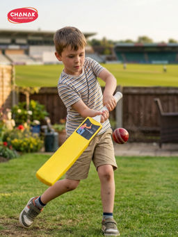 Chanak - Yellow Cricket Turf Bat (5-6 Years)