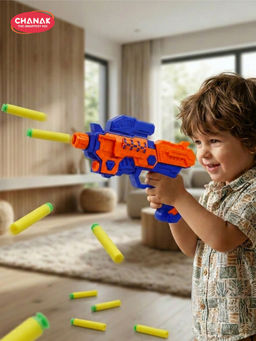 Chanak - Hi-Arm Gun With Soft Bullets (5-6 Years)