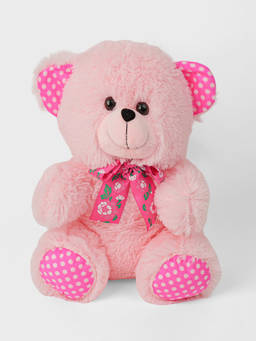 DukieKooky - Super Cute & Adorable Pink Teddy Bear Soft Toy (2-6 Years)