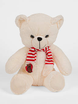 DukieKooky - Super Cute & Adorable White Teddy Bear Soft Toy (2-6 Years)