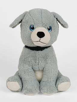DukieKooky - Super Cute & Adorable Grey Poodle Dog Soft Toy (2-6 Years)
