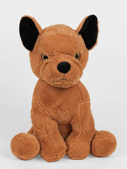 DukieKooky - Super Cute & Adorable Brown Smart Bull Dog Soft Toy (2-6 Years)