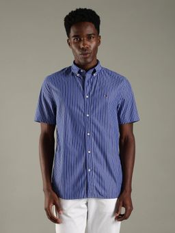 Tommy Hilfiger - Striped Regular Fit Cotton Shirt