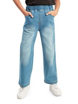 Olele - Light Blue Boys Cotton Denim Regular Fit Jeans