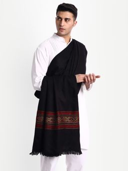 Zamour - Woolen Shawl For Men With Kullu Weave