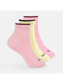 CULT - Casual Ankle Length Socks Solid Women (Pack of 3)