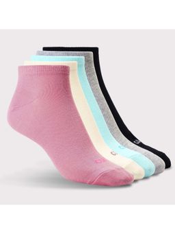 CULT - Casual Low Ankle Women Cotton Socks (Pack of 5)