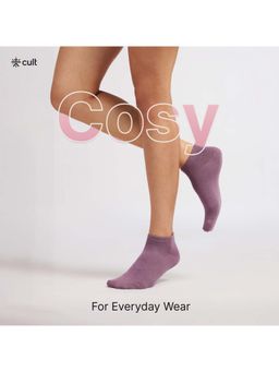 CULT - Casual Low Ankle Length Cotton Women Socks (Pack of 3)