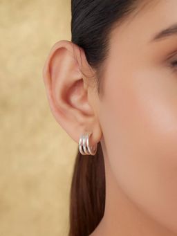 Indinoor - Milae Everyday 925 Silver Earcuffs