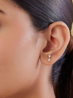 Indinoor - Nori Everyday 925 Silver Drop Earrings