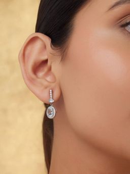 Indinoor - Aro Everyday 925 Silver Drop Earrings