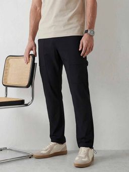 WROGN - Relaxed Fit Black Trackpant