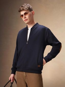 Dennis Lingo - Regular Fit Full Sleeves Rib Collar Solid Men Sweatshirt