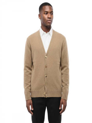Buy Maison Margiela Brown V Neck Cardigan (XS) Online