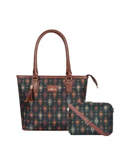 The Clownfish - Printed Handbag and Slingbag with Detachable Strap (Set of 2)