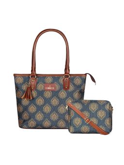 The Clownfish - Printed Handbag and Slingbag with Detachable Strap (Set of 2)