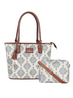 The Clownfish - Printed Handbag and Slingbag with Detachable Strap (Set of 2)