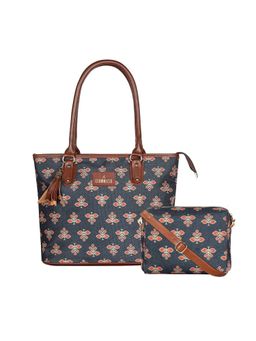 The Clownfish - Printed Handbag and Slingbag with Detachable Strap (Set of 2)