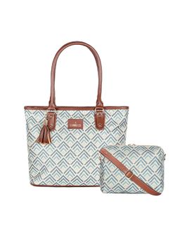 The Clownfish - Printed Handbag and Slingbag with Detachable Strap (Set of 2)