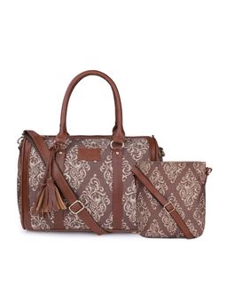 The Clownfish - Printed Duffle Bag with Detachable Strap and Sling Bag (Set of 2)