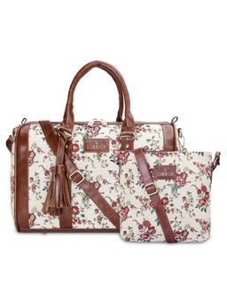 The Clownfish - Printed Duffle Bag with Detachable Strap and Sling Bag (Set of 2)