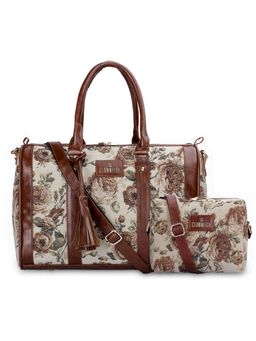 The Clownfish - Printed Duffle Bag with Detachable Strap and Sling Bag (Set of 2)