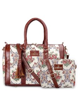 The Clownfish - Printed Duffle Bag with Detachable Strap and Sling Bag (Set of 2)