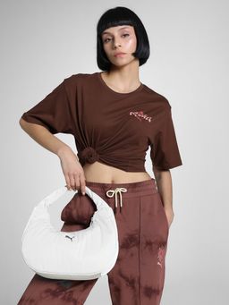 Puma - Brown Floral Pack Women's Relaxed Fit T-Shirt