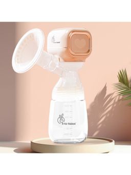 R for Rabbit - "First Feed Pure" Breast Pumps - Peach (3-12 Months)