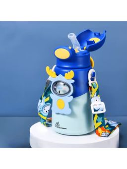 R for Rabbit - Steebo Zoobie Sippy Water Bottle - Blue (12-36 Months)