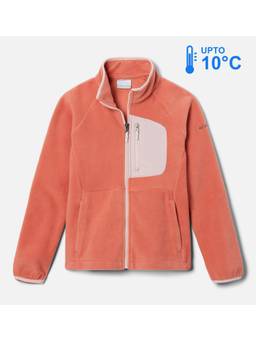 Columbia - Kids Unisex Orange Fast Trek Fleece Jacket upto 10°c