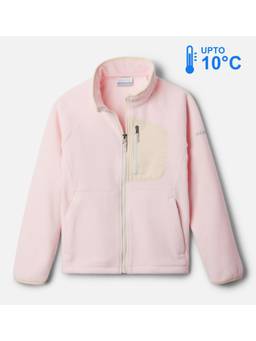 Columbia - Kids Unisex Pink Fast Trek Fleece Jacket upto 10°c