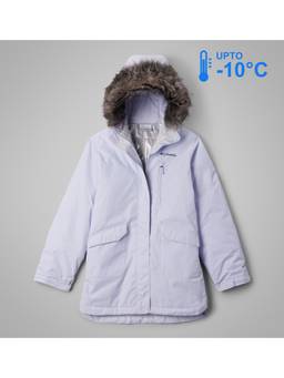 Columbia - Kids Girls Blue Omni-Heat Reflective Suttle Mountain Jacket upto -10°c