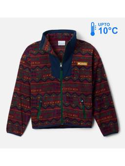 Columbia - Kids Unisex Maroon Sequoia Fleece Jacket upto 10°c