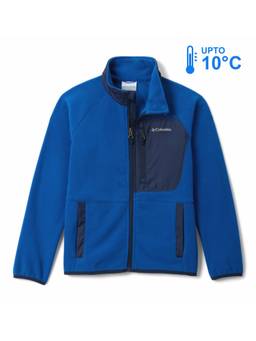 Columbia - Kids Unisex Blue Fast Trek V Fleece Jacket for upto 10°c