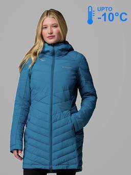 Columbia - Women Blue Omni-Heat Infinity Joy Peak II Hiking Trekking Jacket
