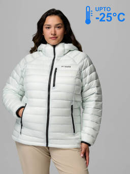 Columbia - Women Green Omni-Heat Arctic Arctic Crest Winter Sports Down Jacket