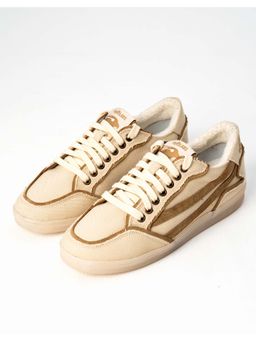 Gully Labs - 001 Baaz Kora Beige Men's Sneaker