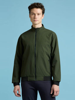 Pepe Jeans - Olive High Neck Lightweight Jacket