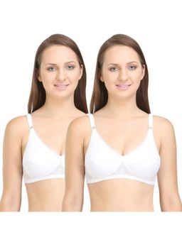 Bodycare - Perfect Coverage Bra In White Color (Pack of 2)