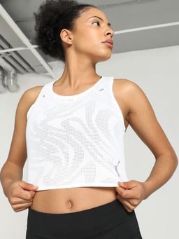 Puma - RUN ULTRASPUN Women's White Tanks