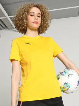 Puma - teamGOAL Jersey Womens Yellow T-Shirt