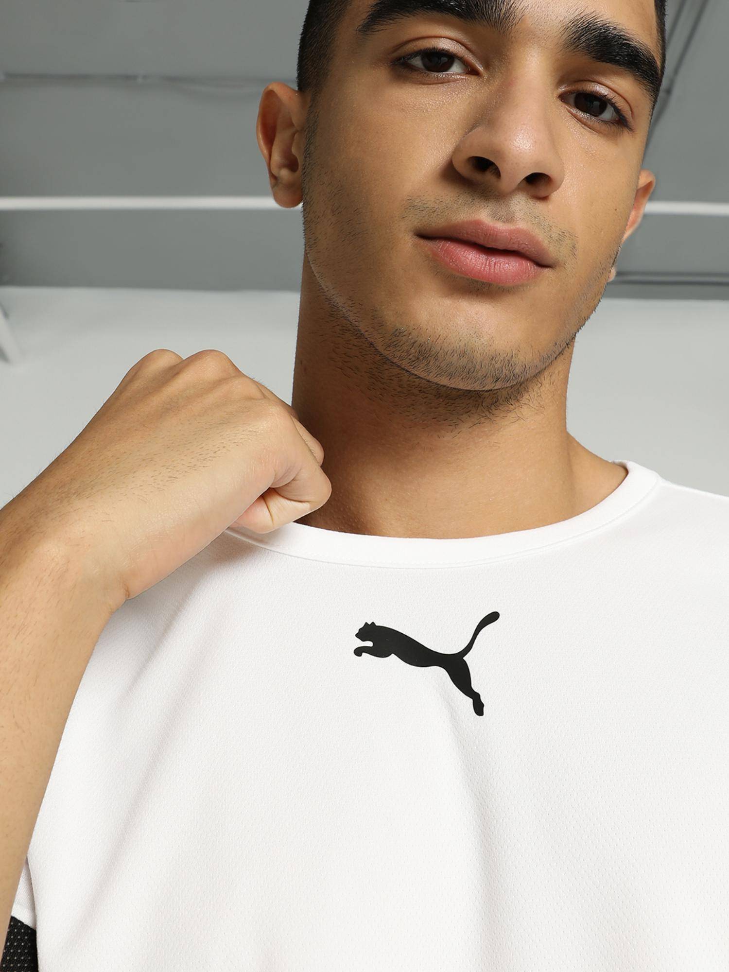 Buy Puma teamRISE Jersey Mens White T-Shirt Online