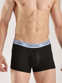 Calvin Klein - Men Solid Low Rise Multi-Color Trunks (Pack of 3)