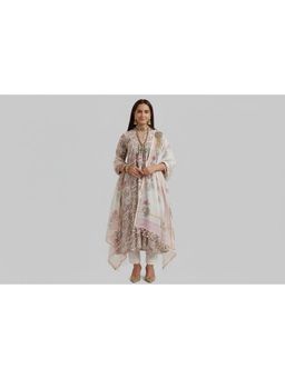 Meeta's - Multi-Color Cotton Printed Kurta with Pant and Dupatta