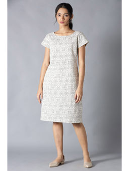 W - White Embroidered Dress