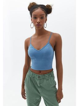OXXO - Blue Crop Top