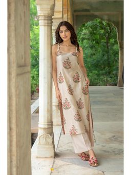 Anuvas - Kasvi Chandheri Kurta Set (Set of 2)