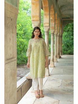 Anuvas - Eva Chandheri Kurta Set (Set of 2)